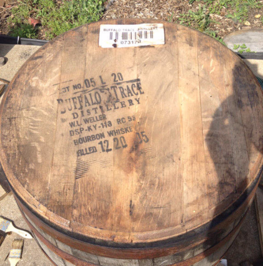 Buffalo Trace Bourbon Barrel Head | Whiskey Barrel Head