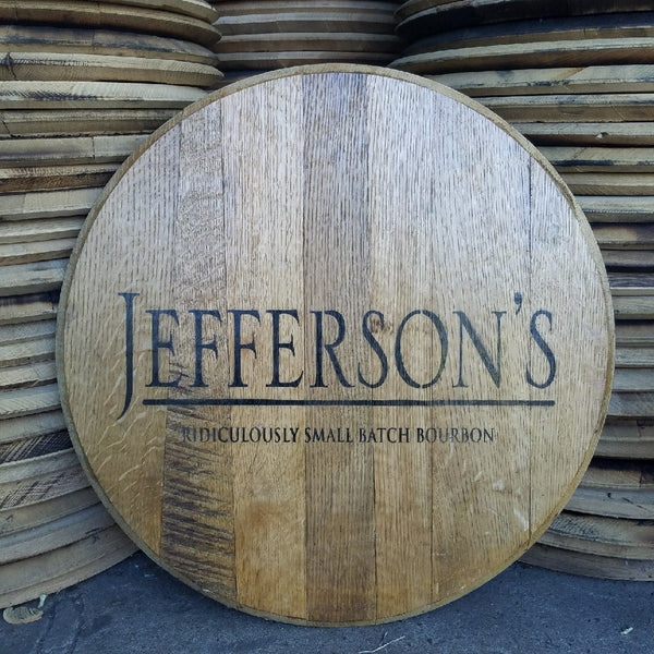 Jefferson's Trace Bourbon Barrel Head | Whiskey Barrel Head