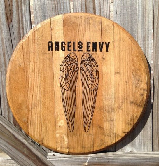 Angel's Envy Bourbon Barrel Head | Whiskey Barrel Head