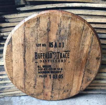 Buffalo Trace Bourbon Barrel Head | Whiskey Barrel Head