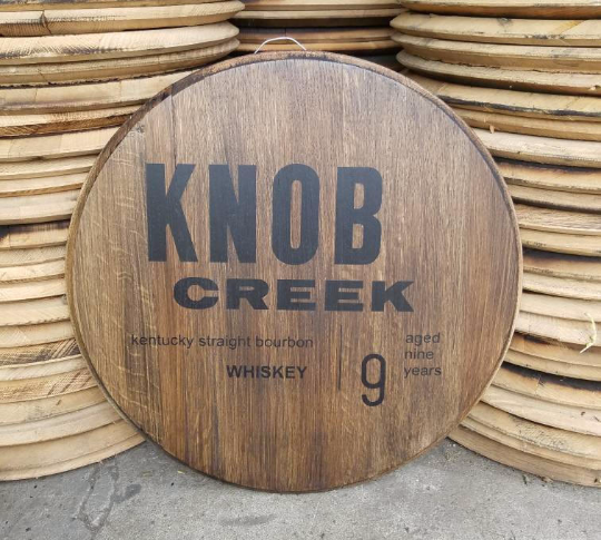 Knob Creek Bourbon Barrel Head | Whiskey Barrel Head