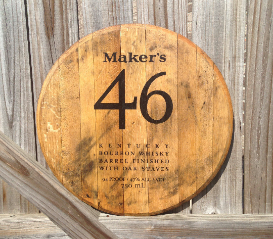 Makers 46 Bourbon Barrel Head | Whiskey Barrel Head