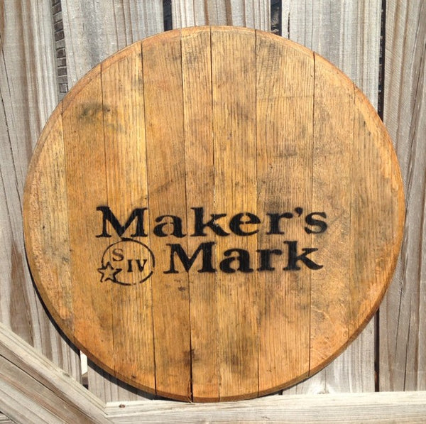 Makers Mark Bourbon Barrel Head | Whiskey Barrel Head