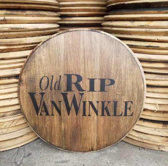 Pappy Van Winkle Bourbon Barrel Head | Whiskey Barrel Head