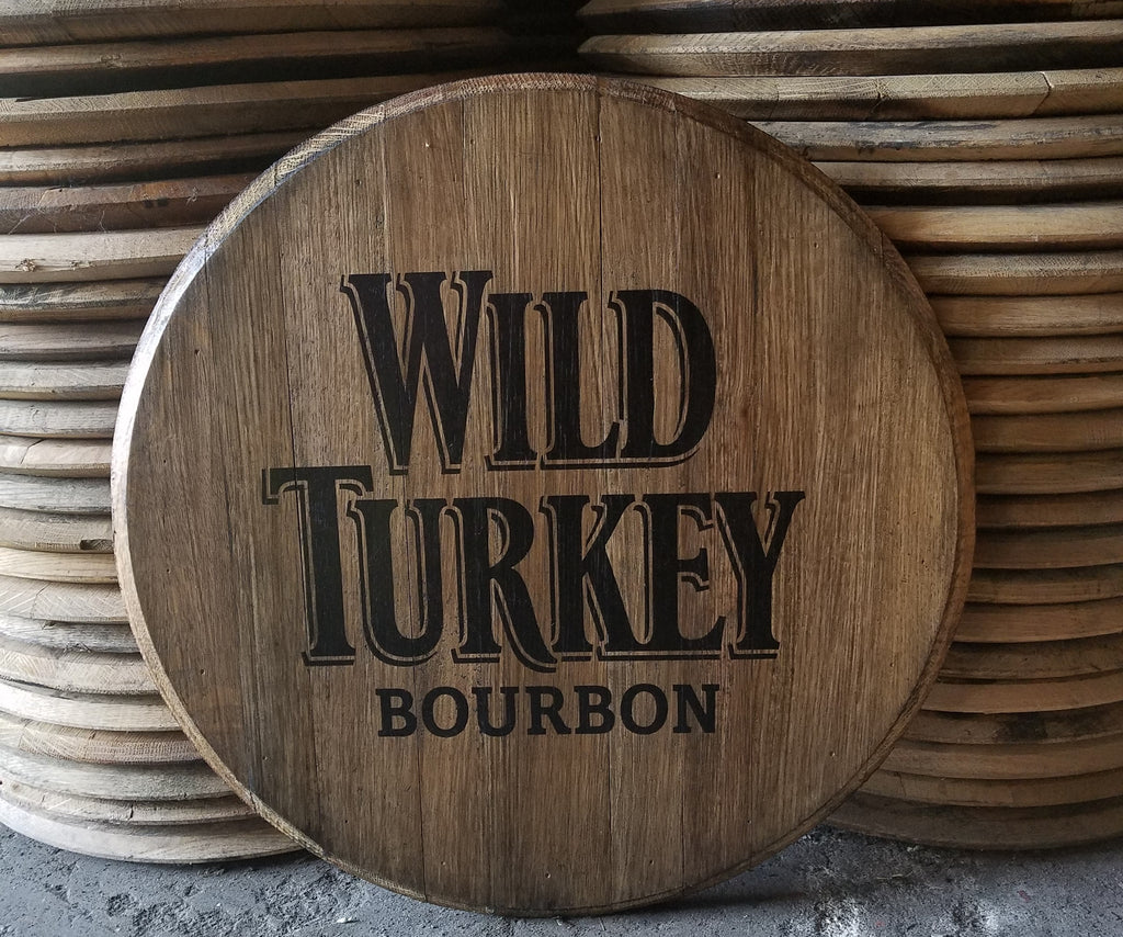 Wild Turkey Bourbon Barrel Head | Whiskey Barrel Head