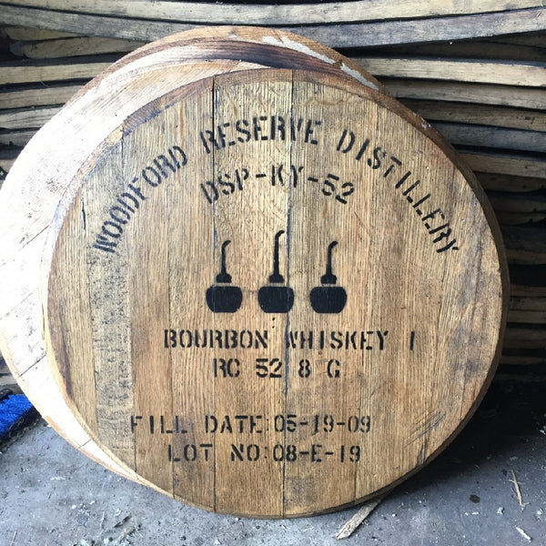 thumbnail image 2 of Authentic Buffalo Trace Bourbon Barrel Head – 21.5" Diameter – Great For DIY Projects 2 of 6